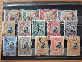 Rumänien Briefmarken gestempelt Karte A16 Zustand gem.Bild