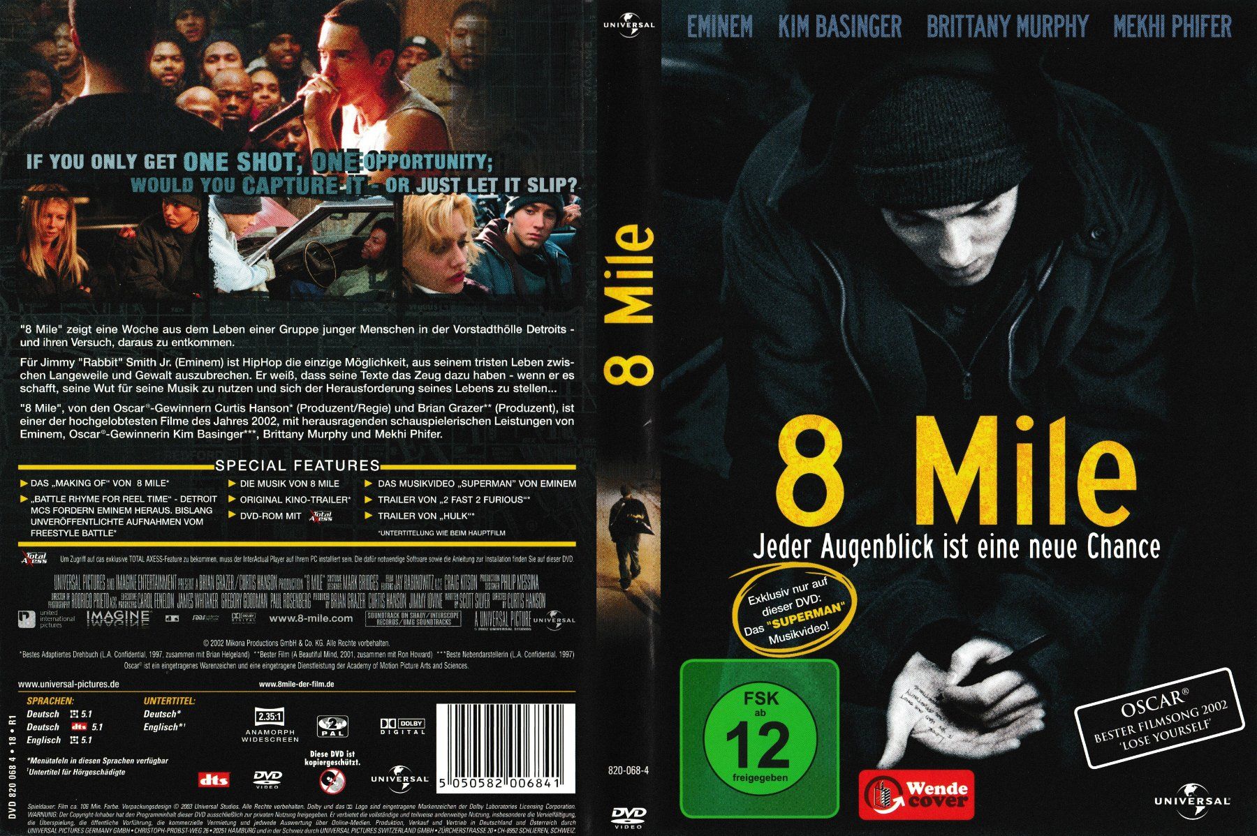 Tutti i DVDs: DVD - 8 Mile – Usato da Langnau am Albis venduto da MediaRescuerKeLoX