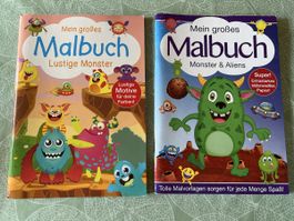 Malbuch Lustige Monster & Monster & Aliens neu
