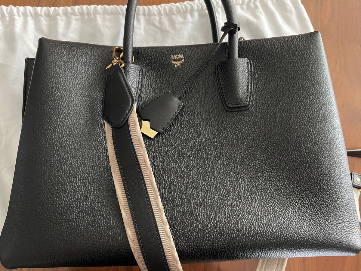 Mcm Borse da donna: Tasche MCM Schwarz Leder – Nuovo (secondo la descrizione) da Grüningen venduto da marser 1