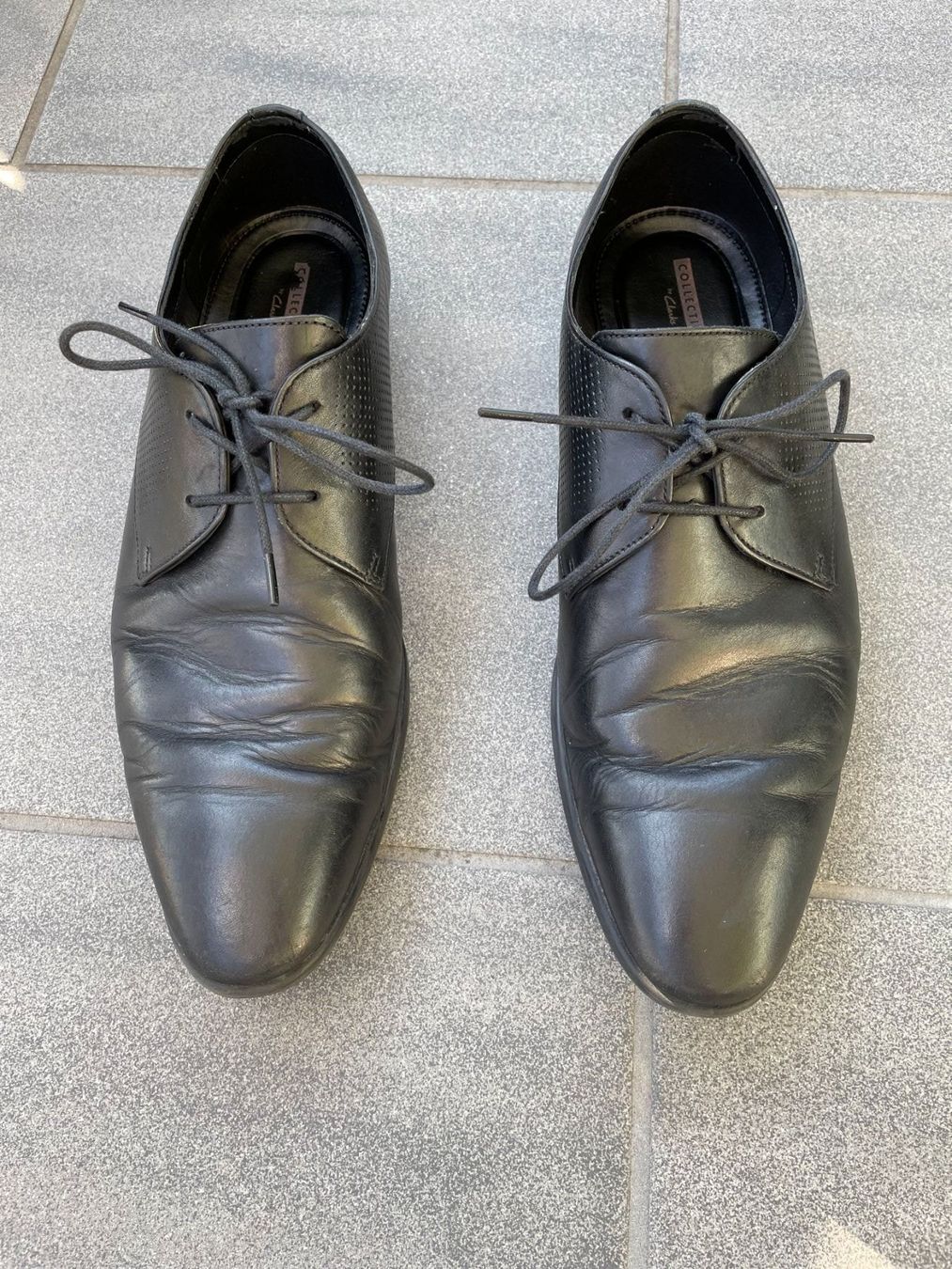 Clarks Chaussures hommes: Chaussures noires Clarks – D'occasion à OBERENGSTRINGEN par Lolo6316