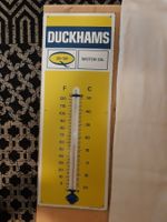 Emailschild Thermometer