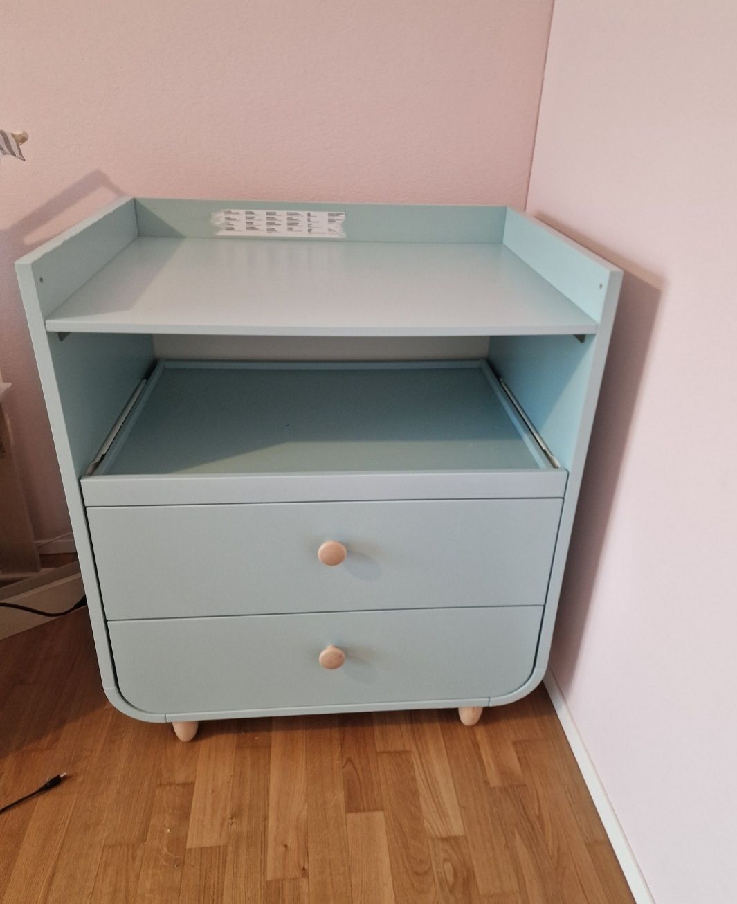 Ikea Fasciatoi & Accessori: Wickeltisch mit Schubladen helltürkis – Usato da Näfels venduto da 4youshop 2