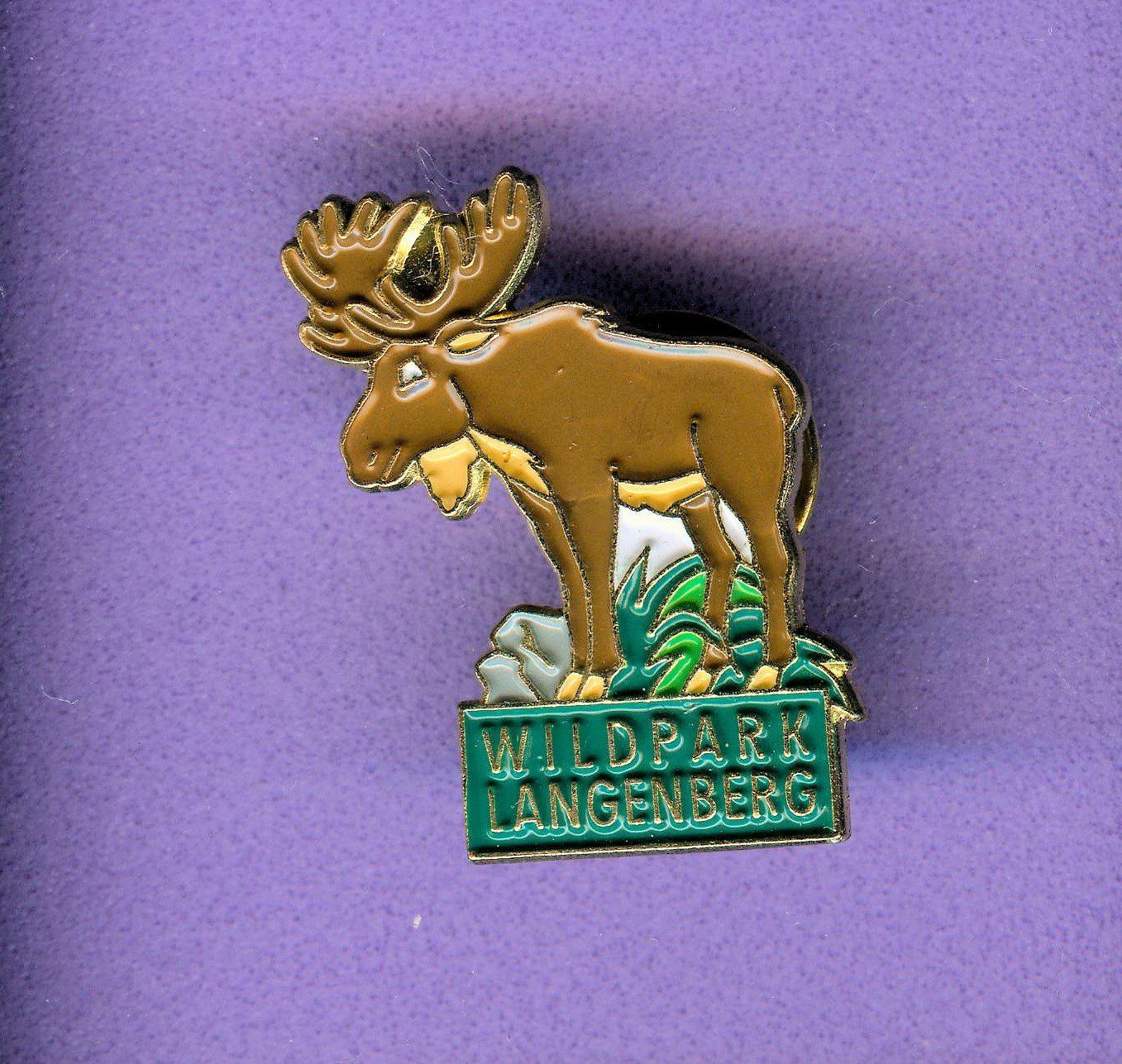 Plaketten & Abzeichen: WILDPARK LANGENBERG  Elch – Gebraucht aus Winterthur von Sammleroase