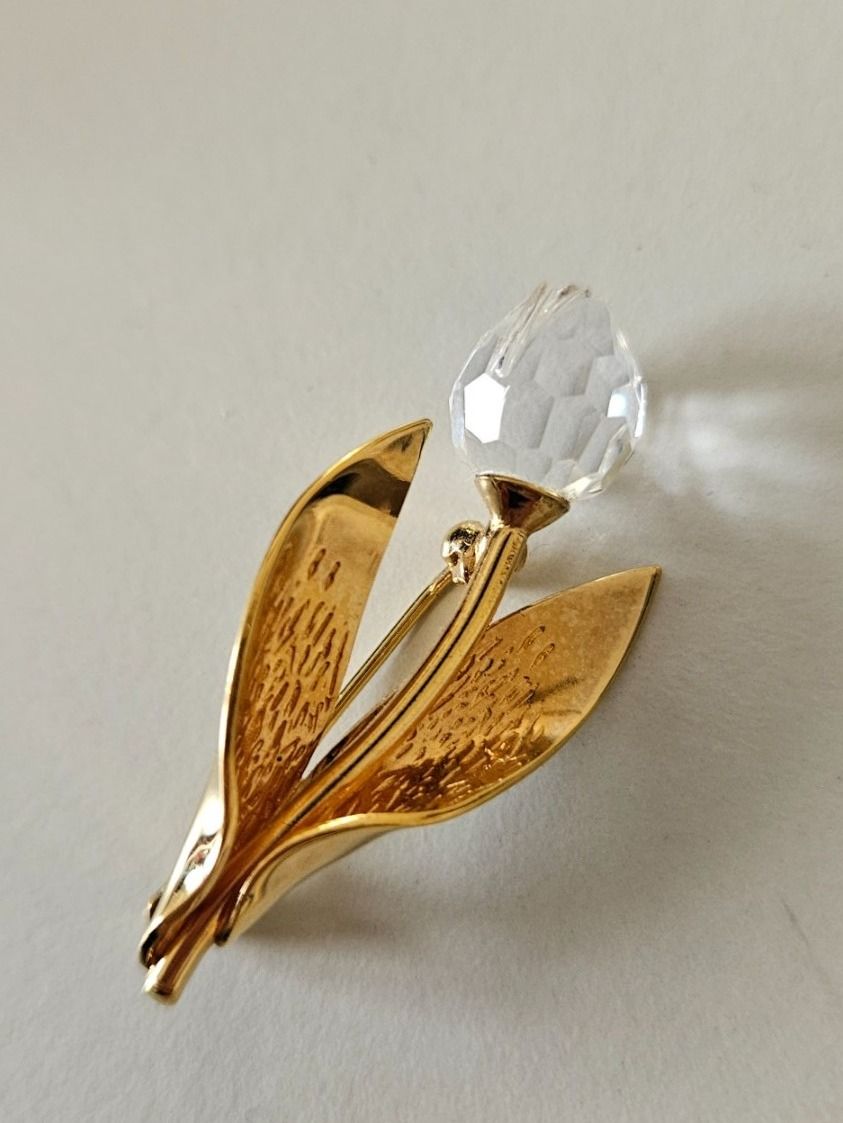 Swarovski Broschen & Nadeln: Swarovski Brosche mit Blume Tulpe Vintage – Gebraucht aus Urdorf von Colina 3