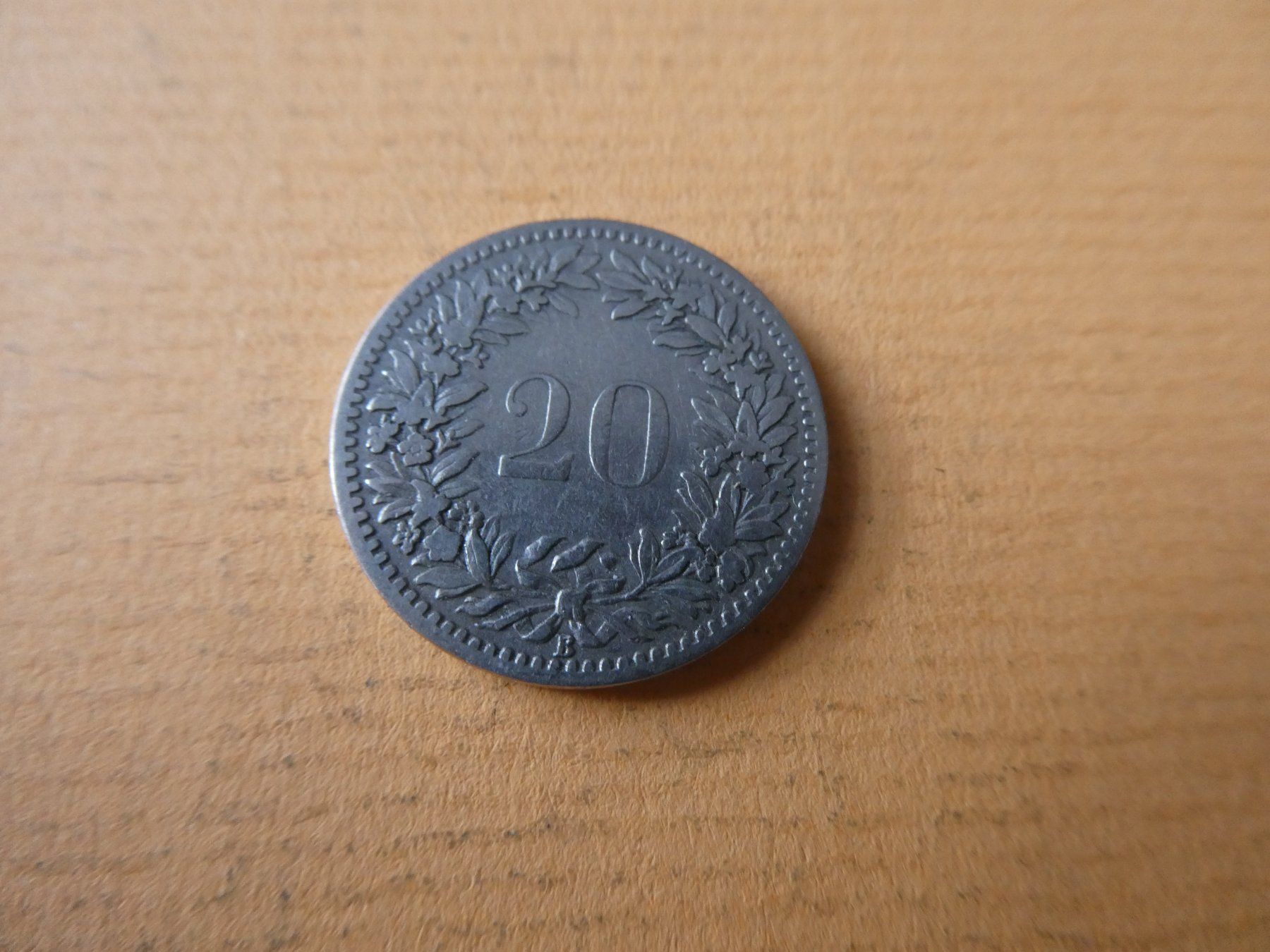 Toutes les monnaies: Schweiz 1887, 20 Rappen – D'occasion à Hinterforst par Rohusri 1