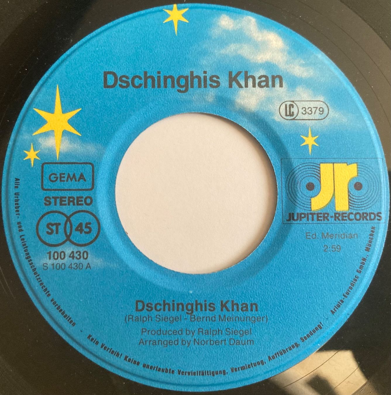 Schallplatten: DSCHINGHIS KHAN - DSCHINGHIS KHAN / SAHARA – Gebraucht aus Poliez-Pittet von Newtown-Records 2