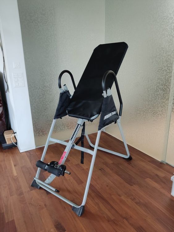 Wanderstöcke Faltbar Yatek Inversionsbank ECO - Klappbarer Schwerkrafttrainer (bis 150kg) Rückenstrecker Gerät