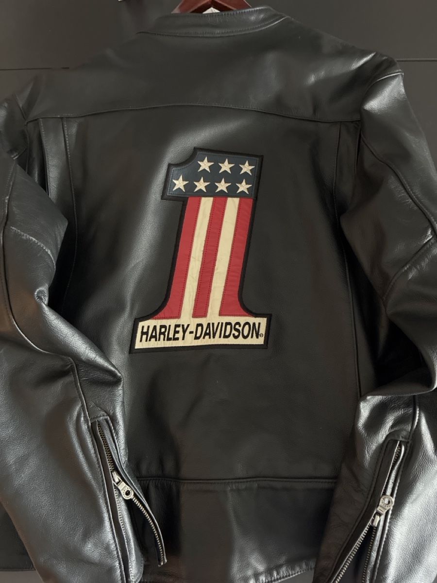 Harley-Davidson Vestes: Harley-Davidson Lederjacke XL – Neuf (Voir description) à Breil/Brigels par Bergziege7165 2