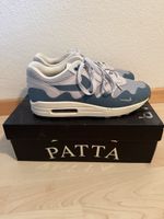Nike Air Max 1/Patta Metallic Silver/Noise Aqua (USM10)