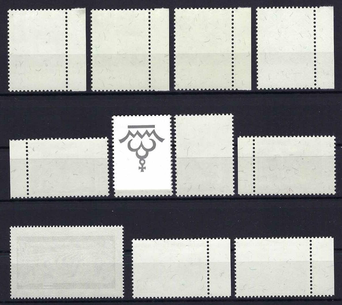 Alle Briefmarken: Lichtenstein 1976/77 top Serien postfrisch – Gebraucht aus Hitzkirch von walti1959 1