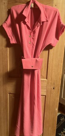 Kleid Marke Haily‘s Grösse L rosa/pink &Tasche guter Zustand