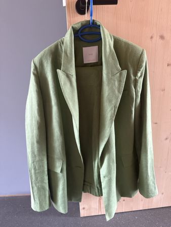 Mango Blazer Leinen-Mix, Gr. S, Frühlingslook 🌷