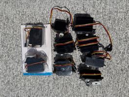 lot of vintage servos 40mm Hitec + Graupner