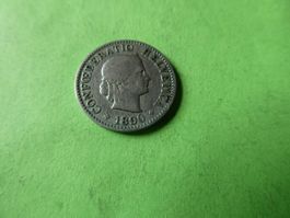 Schweiz 1890, 5 Rappen