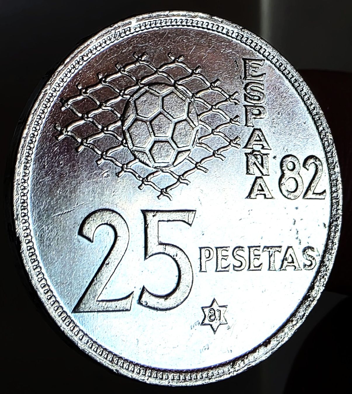 Tutti le monete: SPANIEN 25 PESETAS 1981 – Usato da Winterthur venduto da Creso70