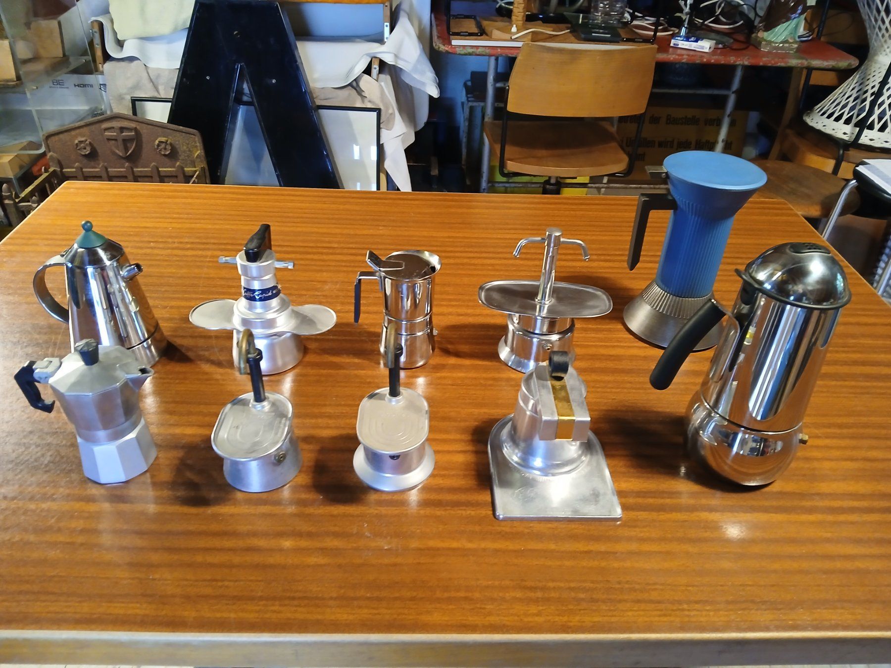 Macchine per caffè & Macchine per espresso: Sammlung von 10 Espressokochern – Usato da Zumikon venduto da Vollvintage 8