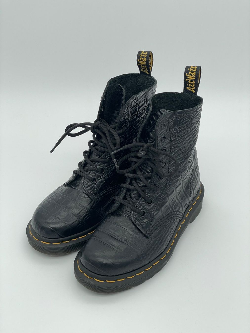 Dr. Martens Scarpe da donna: Dr. Martens 1460 8-Loch Croc Emboss EU 36 – Nuovo (secondo la descrizione) da Zürich venduto da shoe_shop 2