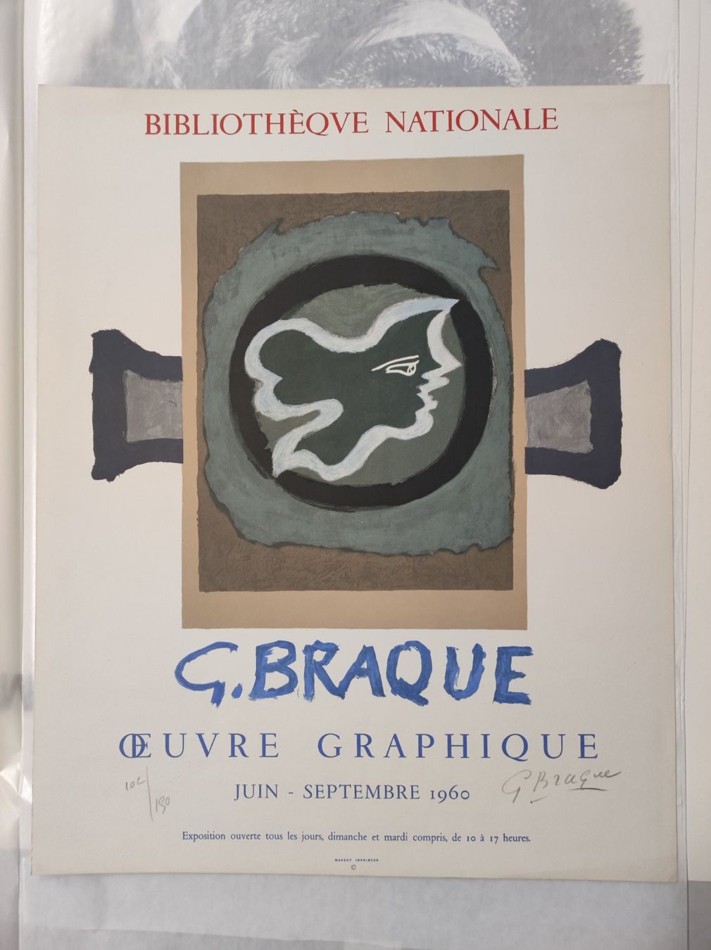 Grafica & Litografie: GEORGES BRAQUE - OEUVRE GRAPHIQUE - SIGNIERT – Usato da Goldach venduto da Gaip 1