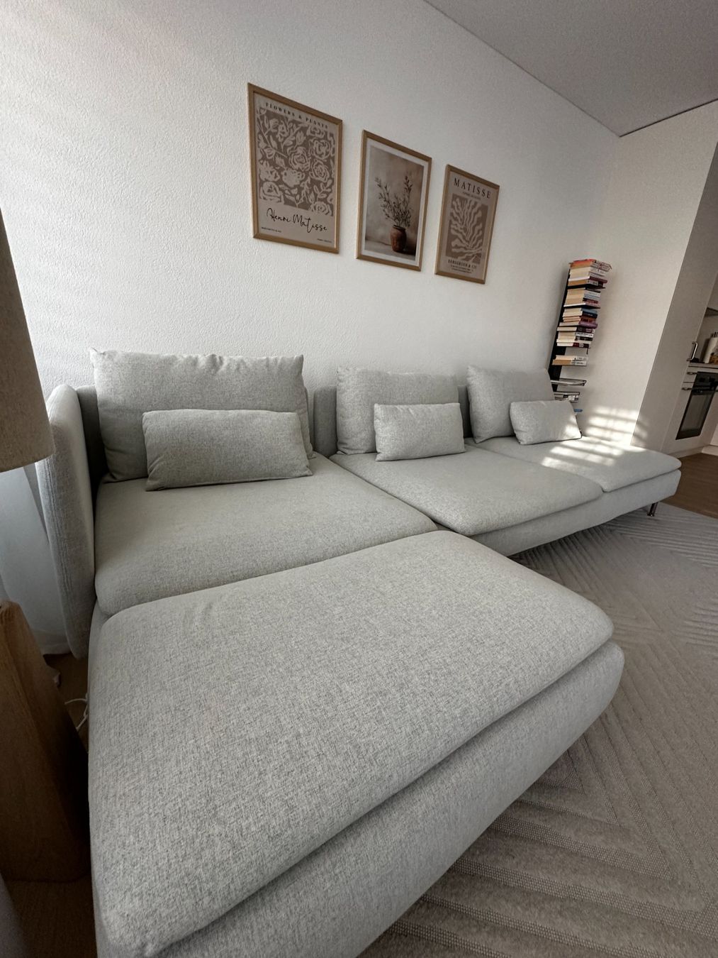 Ikea Sofas: IKEA SÖDERHAMN 3‑seat + chaise Gunnared beige – D'occasion à Zürich par kri_s7wd 2