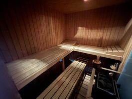 Sauna mit Platz für 3-4 Personen