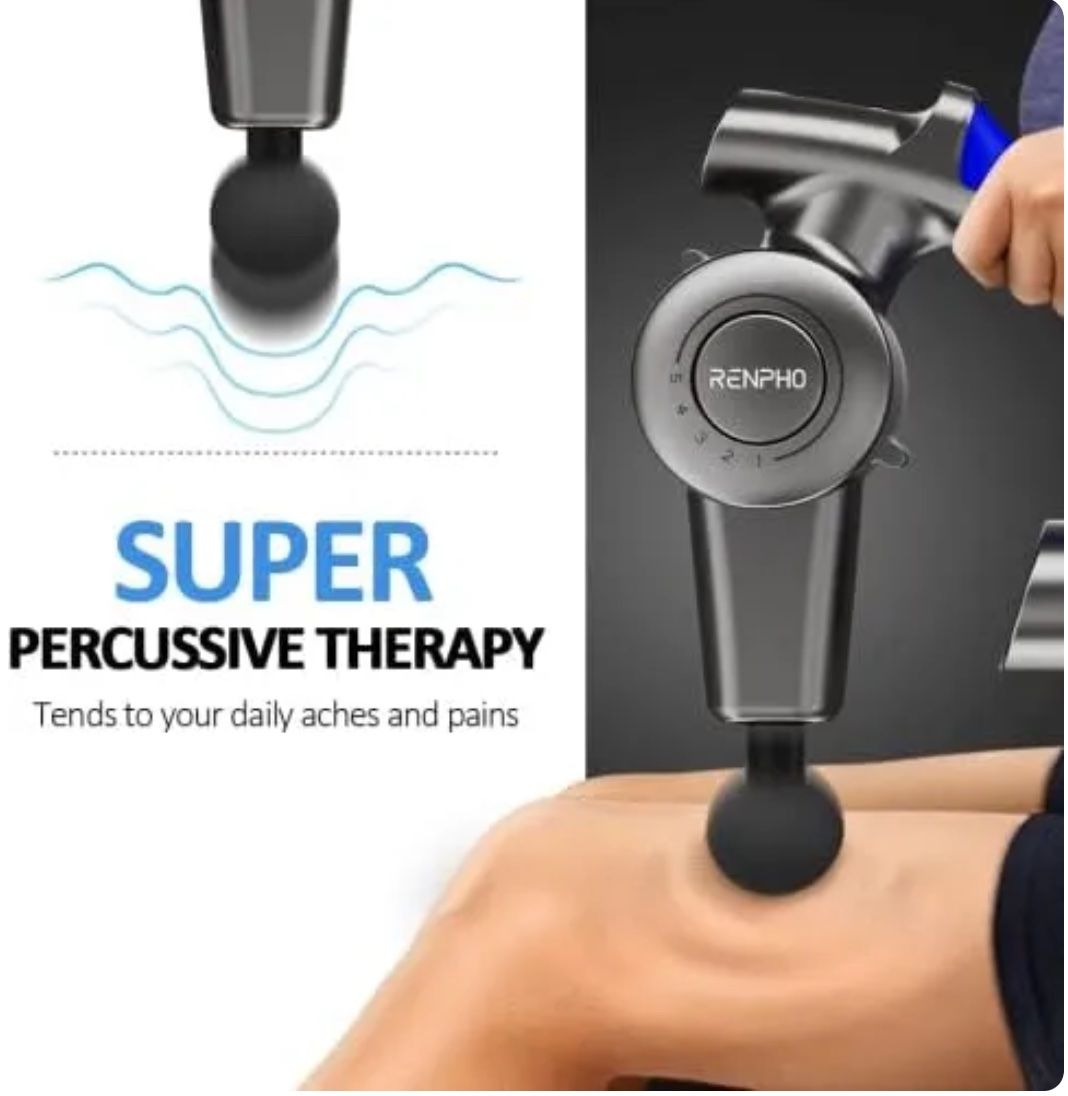 Dispositivi per massaggi: RENPHO Elektrische Massagepistole – Nuovo e nell'imballaggio originale da Zürich venduto da FerrerLarruy 4