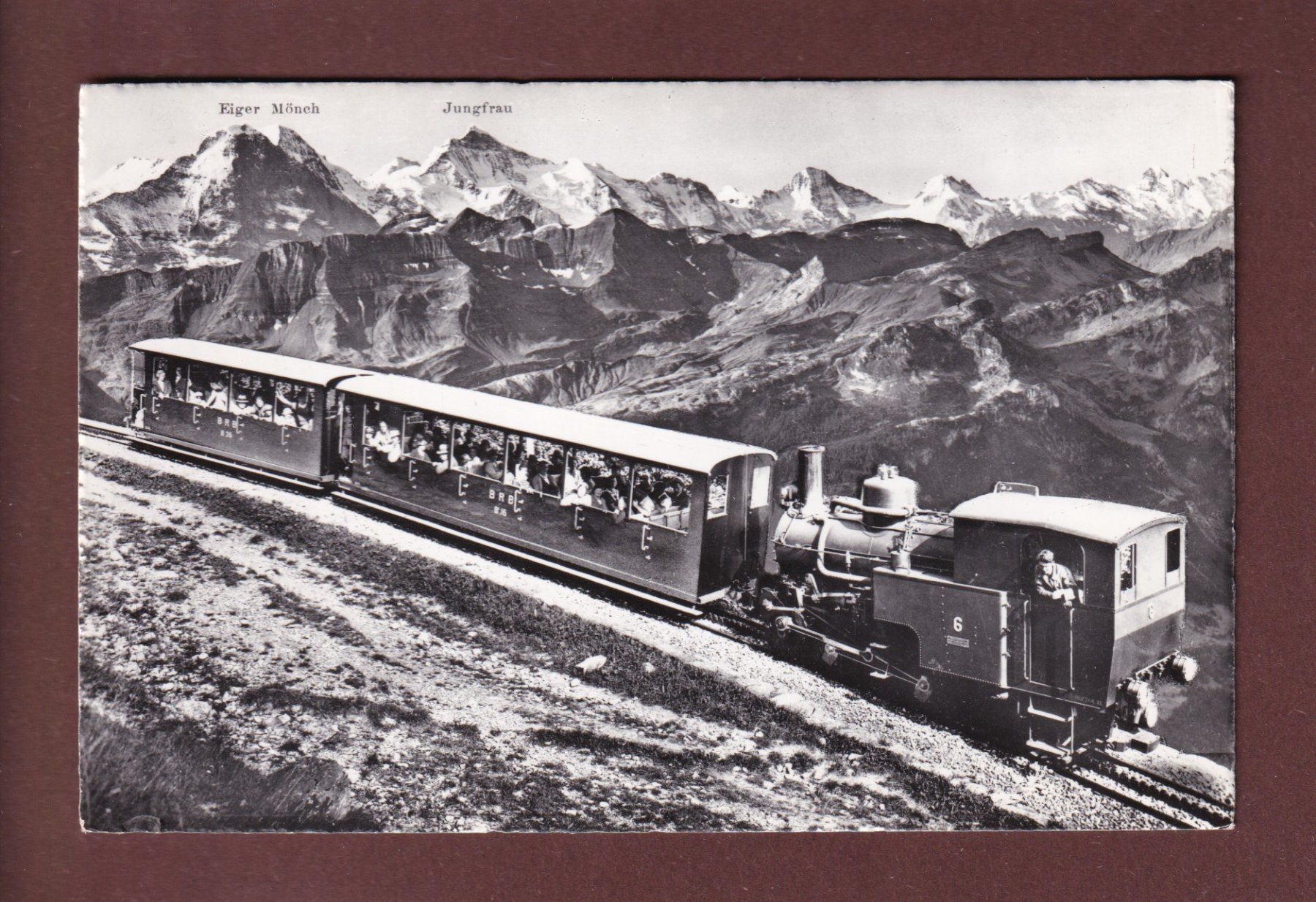 Cartoline postali: BRIENZER ROTHORN BAHN – Usato da Pully venduto da nicecards