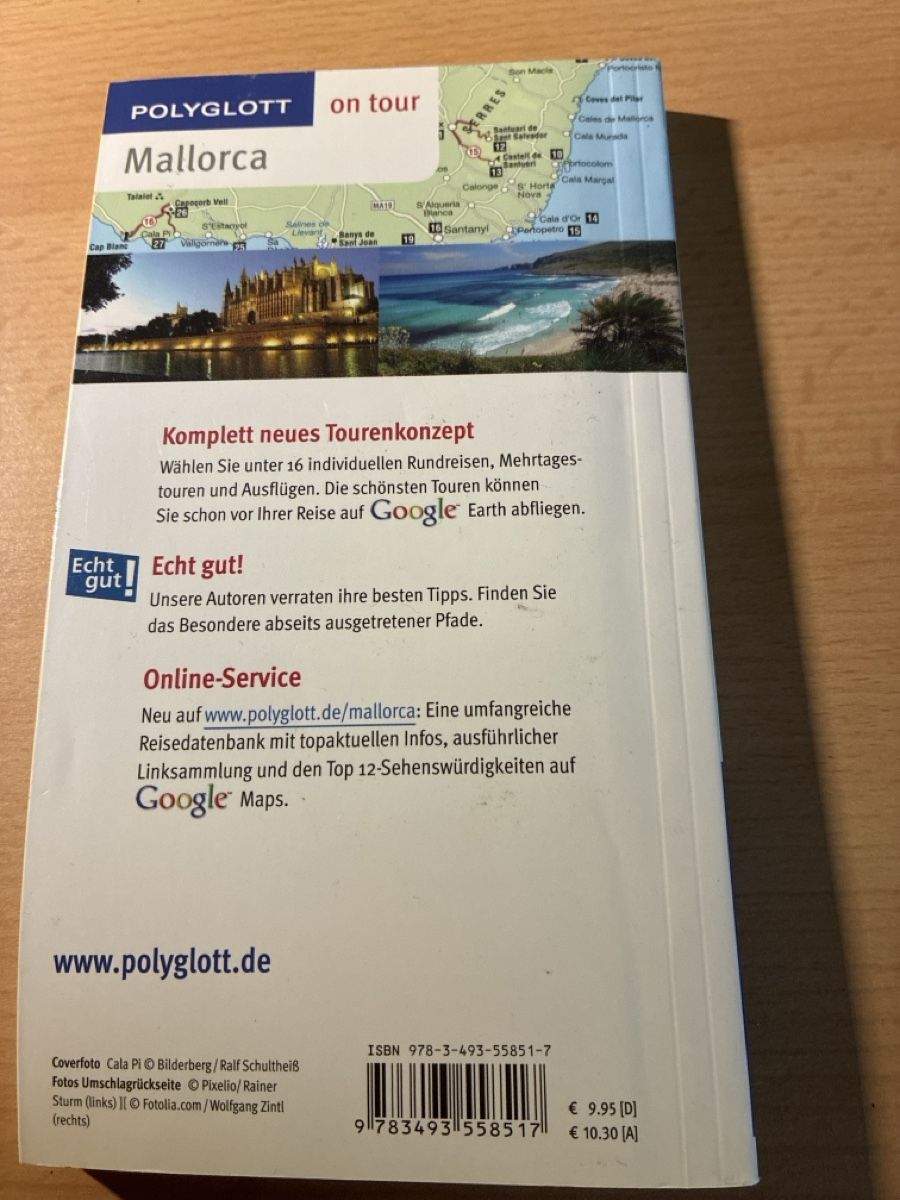 Libri: POLYGLOTT Mallorca Reisefuehrer flipmap neu – Usato da Konolfingen venduto da link09 1