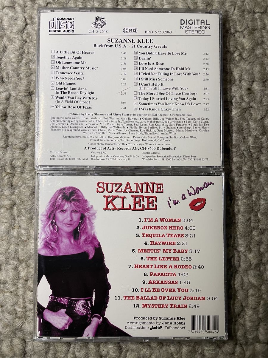 CD: 2x Suzanne Klee (2x signiert) – Usato da Reinach AG venduto da trigger7811 1