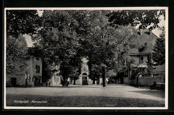 Ansichtskarten: AK Mariastein, Kirchplatz mit Cafe – Gebraucht aus Berlin von bartko-reher