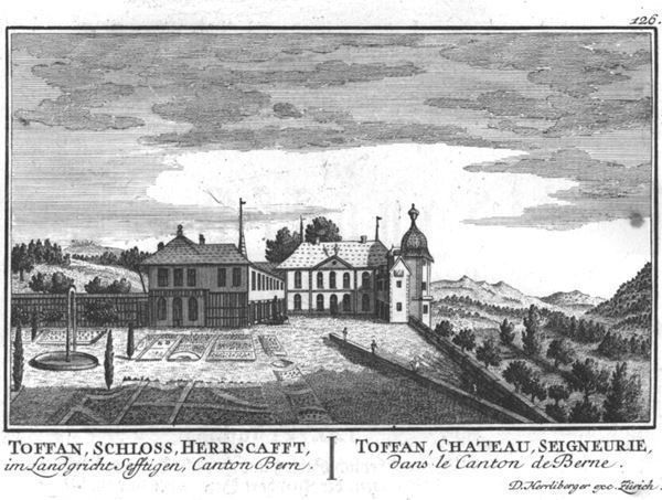 Stiche: Toffan von Herrliberger 1754 – Gebraucht aus Rafz von Helvet32 1