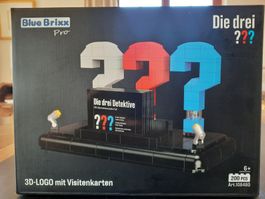 Blue Brixx Pro - Die drei ??? - 3D Logo - Neuwertig!