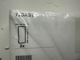 IKEA Vorhänge TIBAST 2er Set 145x300 cm neu in OVP