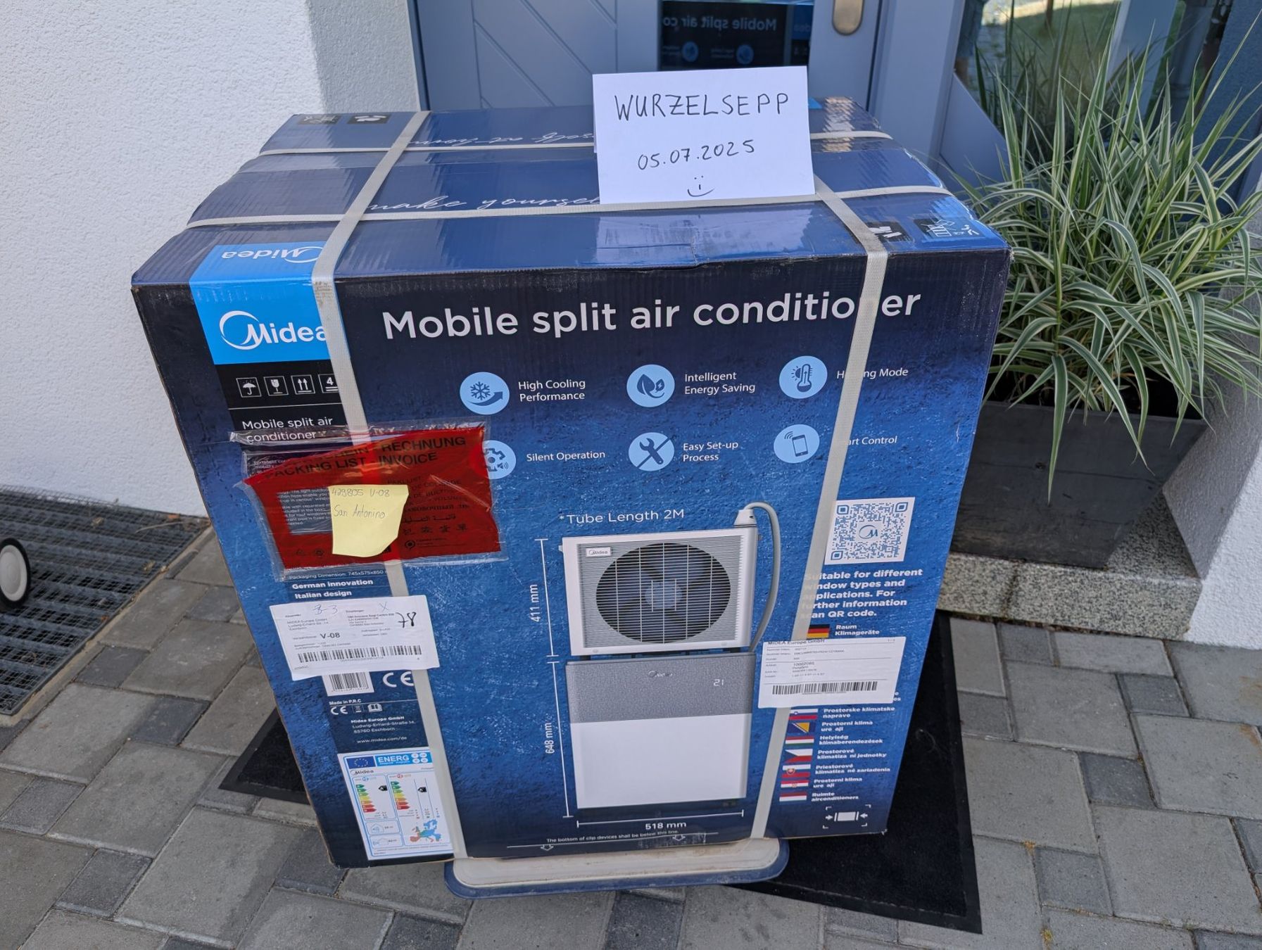 Midea Porta Split - Mobiles Klima Split Gerät (Neu und originalverpackt ...