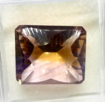 Amétrine EM concave cut 15.53 ct - CERTIFICAT 470.- Fr