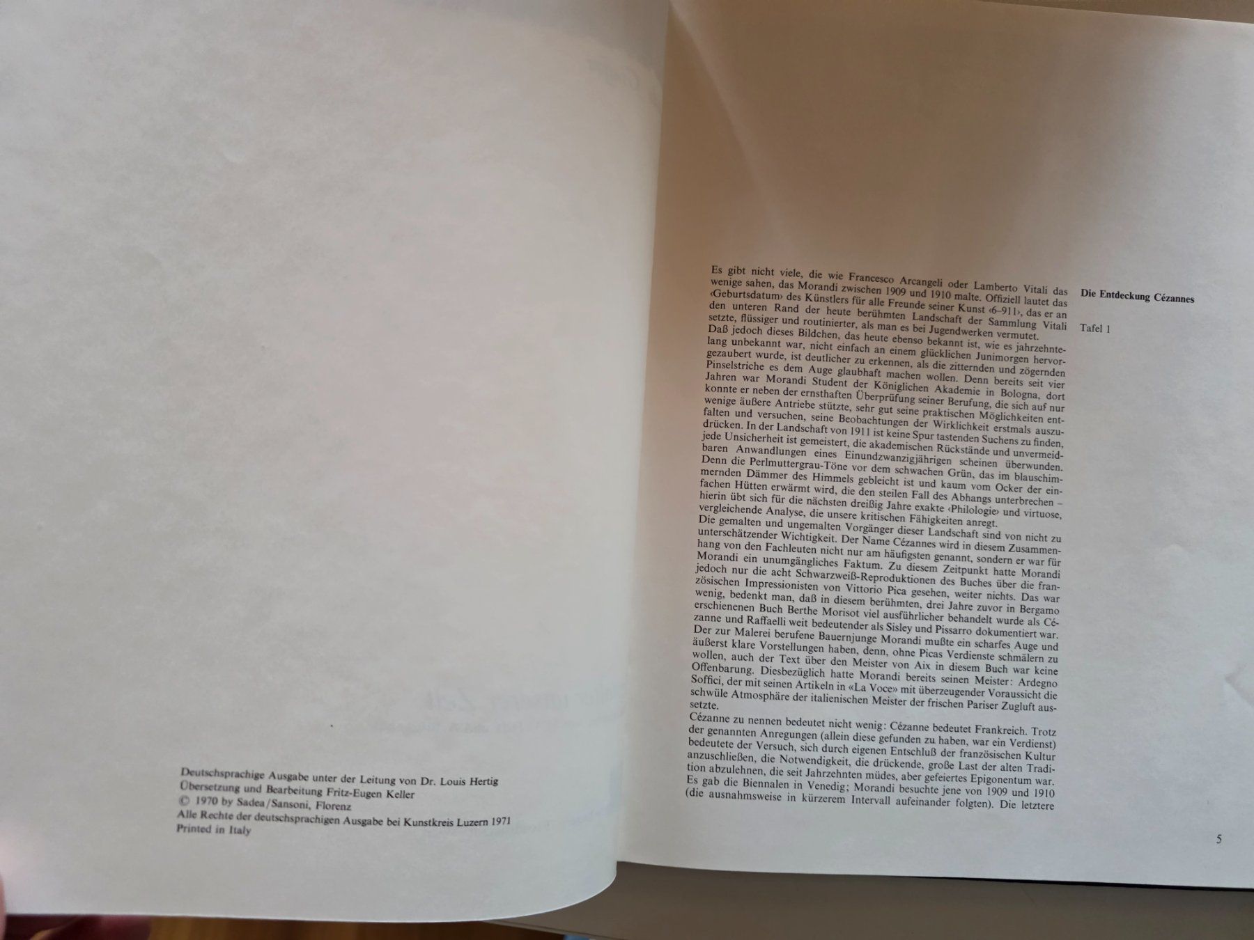 Libri: Giorgio Morandi - Gestalter unserer Zeit - 1970 – Usato da Walterswil BE venduto da Lonitti 7