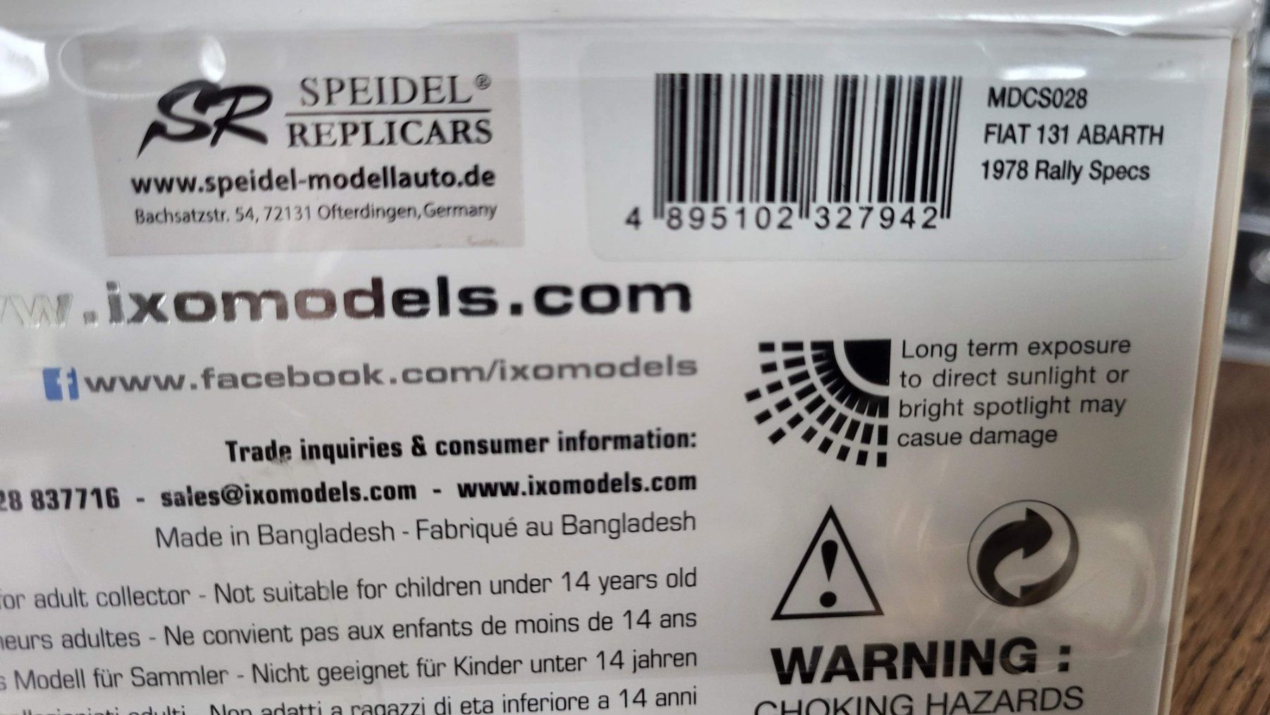 IXO Modellini d'auto: Fiat 131 Abarth 1978 1:43 IXO – Usato da Rothrist venduto da Juana5 4