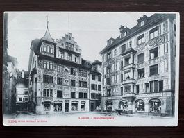 LUZERN Hirschenplatz, ungelaufen
