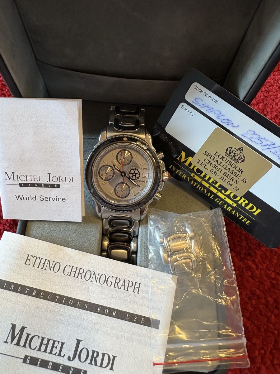 Michel Jordi Orologi: Michel Jordi ethno chronograph – Usato da Murten venduto da Tzaugg 1