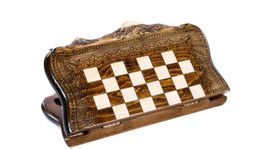 Handgemachtes Backgammon und Schach