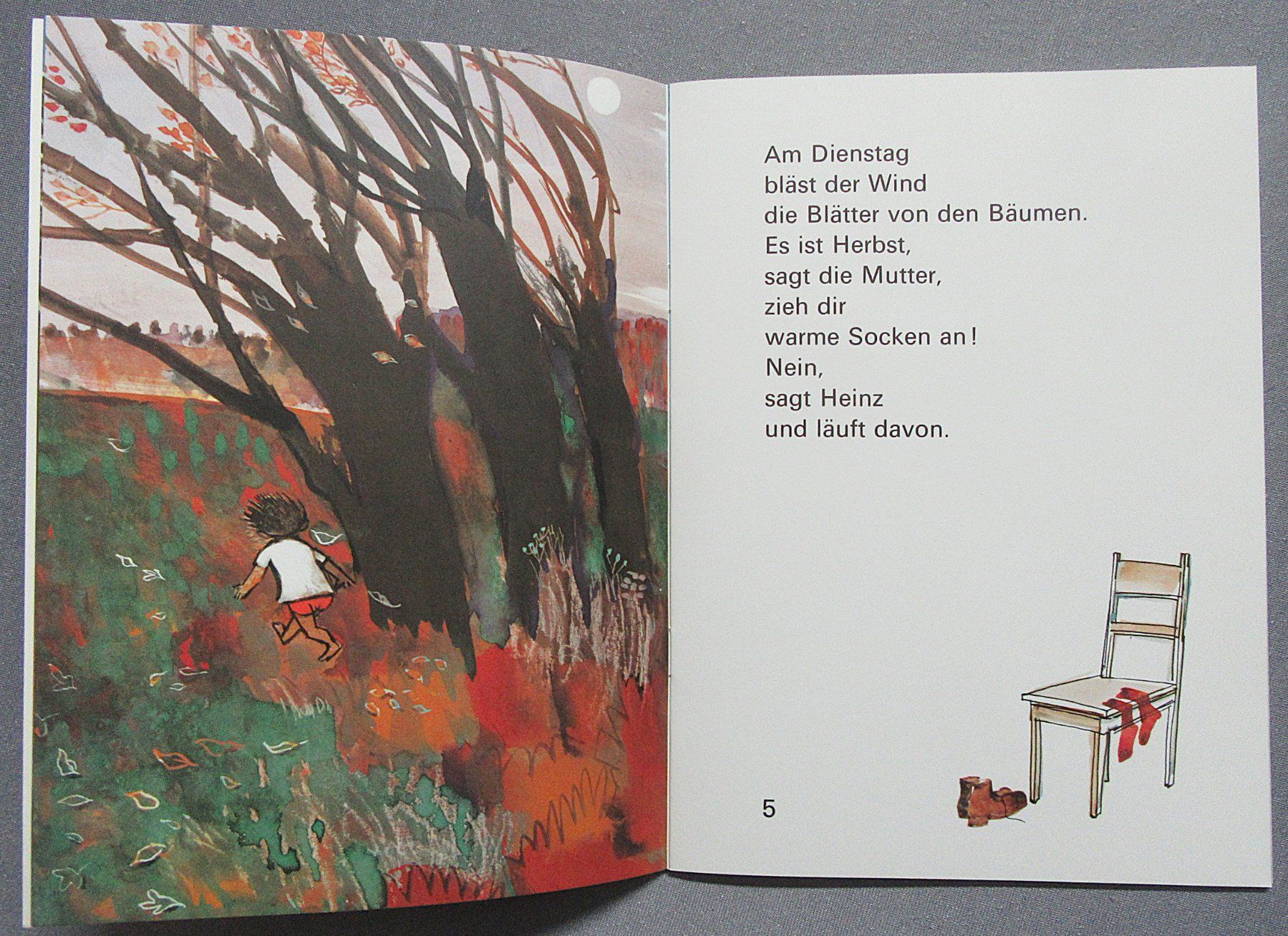 Libri: Eine Herbstgeschichte - Bilderheft - von Max Bolliger – Usato da Auenstein venduto da Padabimbim 2