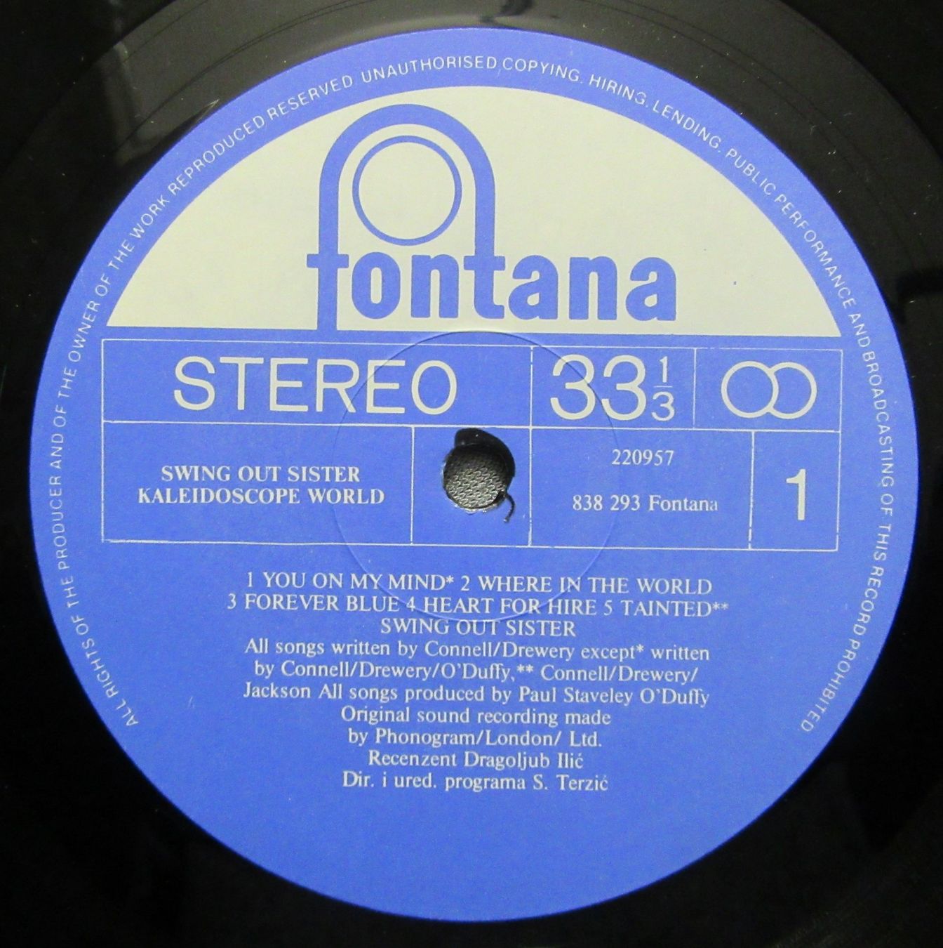 Dischi in vinile: LP - Swing Out Sister - Kaleidoscope World – Usato da Auenstein venduto da Padabimbim 4