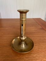 Antiker Biedermeier Tischleuchter aus Messing mit Schieber &