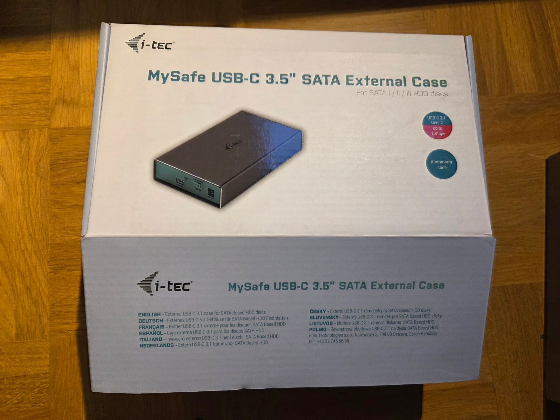 Disques durs: i-tec MySafe USB-C 3.5" SATA External Case – D'occasion à Zürich par Deluge 1