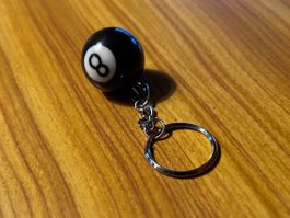 Schlüsselanhänger Eightball 8 Ball Rockabilly