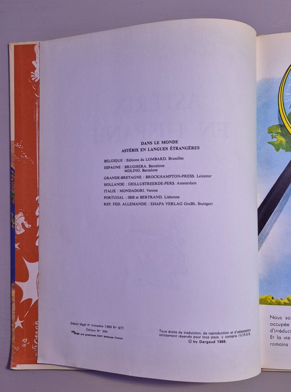 Fumetti: Asterix en Hispanie - Edition Originale 1969 – Usato da Grand-Lancy venduto da loi_599y 2