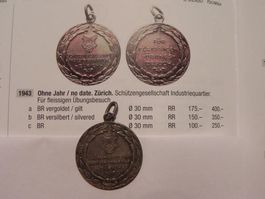 Medaille Schützenfest Zürich Industrie