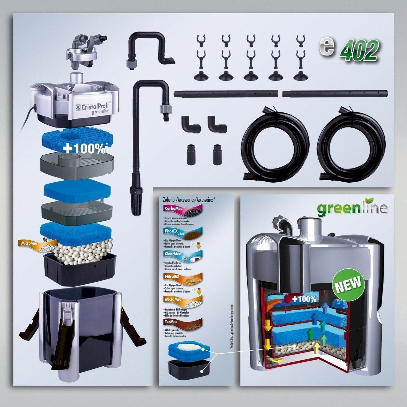 Filtri: JBL CristalProfi e402 greenline Filter – Nuovo e nell'imballaggio originale da Bottighofen venduto da zaap 2