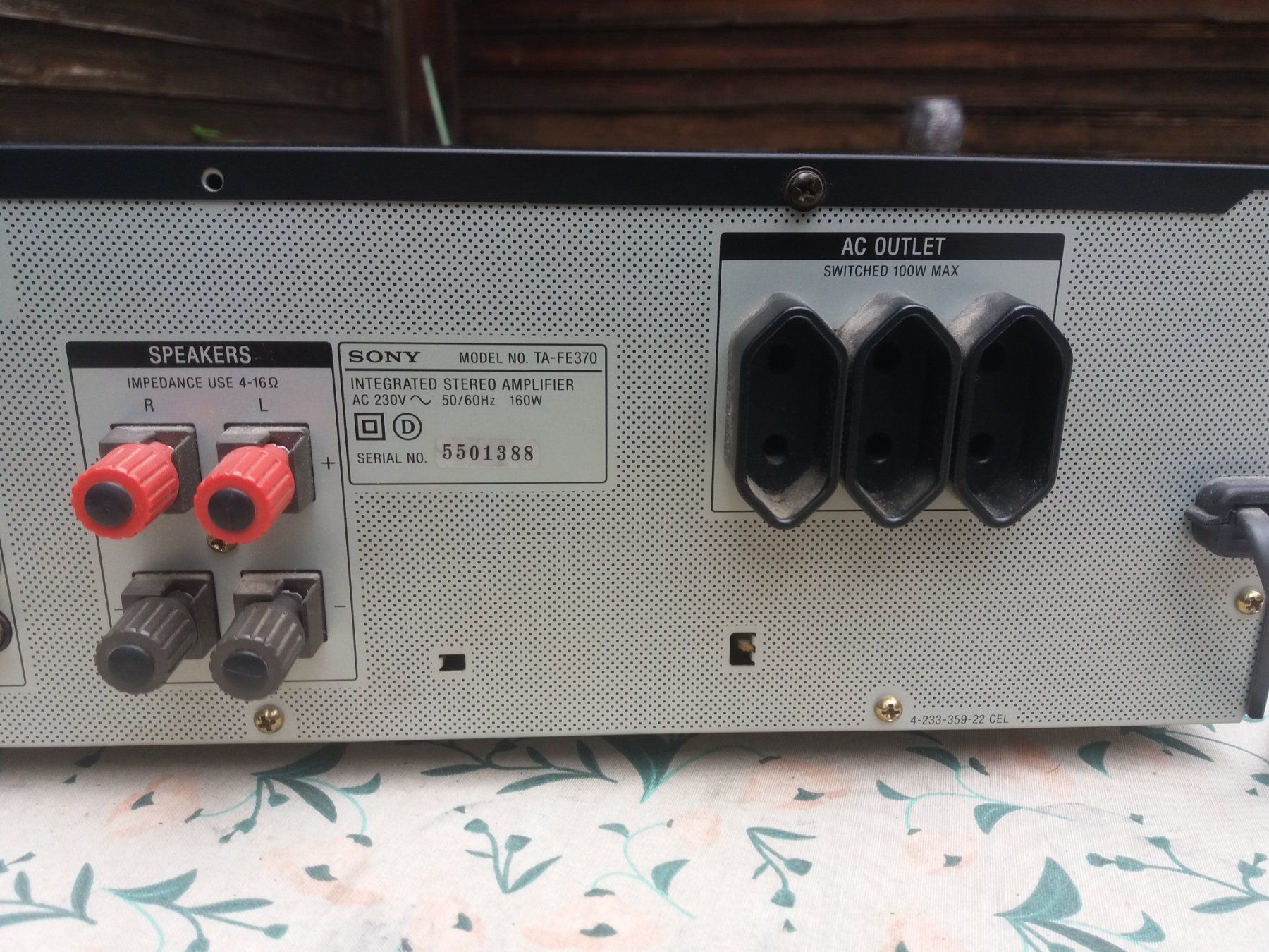 Sony Amplificatori: Amplificateur Sony TA-FE370 avec télécommande – Usato da Meyrin venduto da toutatis 7