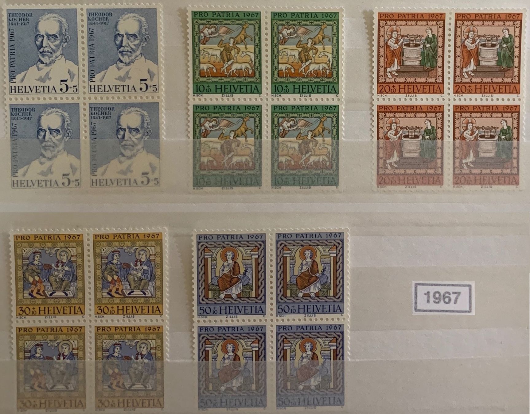 Tutti i francobolli: Timbres suisses 1967 – Nuovo (secondo la descrizione) da Lausanne venduto da Cabessa